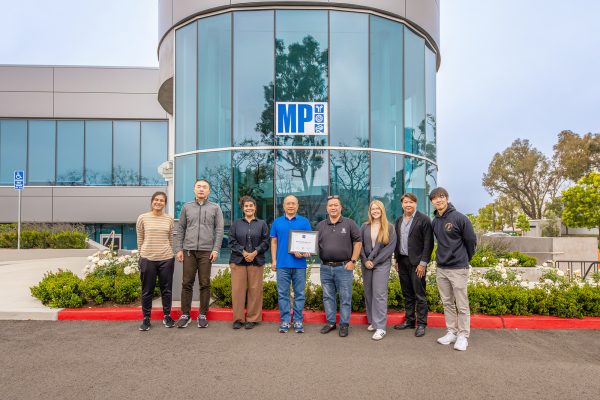MP Biomedicals receiving WaterStar Award
