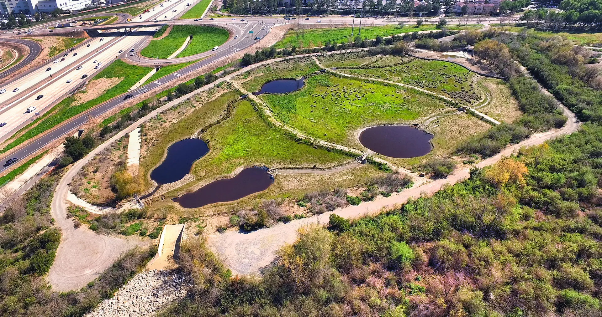 San Diego Creek channel NTS site