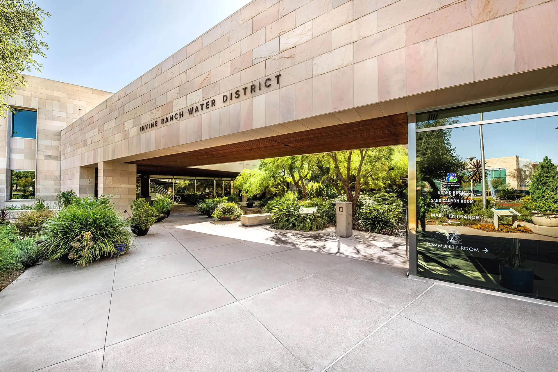 IRWD Sand Canyon office entry